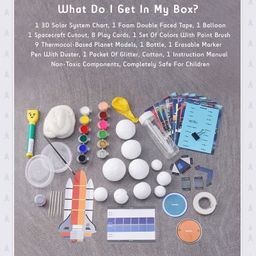 Pine Kids Build Your Own Galaxy DIY Kit - Multicolor image 2