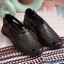 Killer Men Textured Round-Toe Comfort Sandals-picture-19