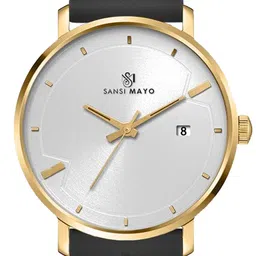 SANSIMAYO Men Dial & Straps Analogue Watch SM-WM-168-WHITE image 3