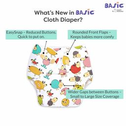 SuperBottoms BASIC Pack of 3Reusable Cloth Diaper for babies Freesize Adjustable, Washable and Reusable Outer Shell only image 3