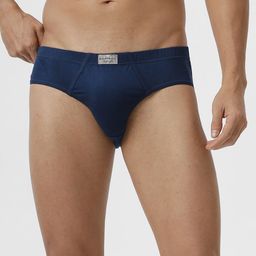 Ramraj Men Pack of 4 Assorted Solid 100% Soft Combed Fine Jersey Inner Elastic Briefs image 5