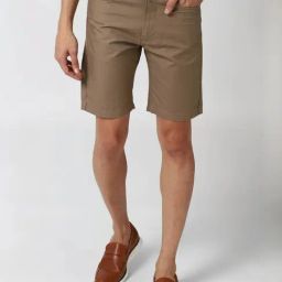Peter England Brown Regular Fit Shorts-image-43