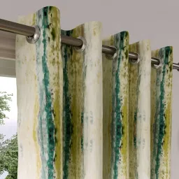 DDecor Abstract Multicolor Polyester 7 ft Door Curtain image 2