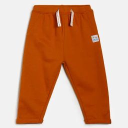 MINIKLUB Kids Brown Solid Trackpants-image-21