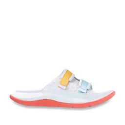 Hoka Men's ORA Luxe Snow White Slides-34