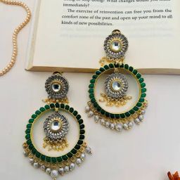 Abdesigns Beautiful Dual Tone High Quality Earring-image-7