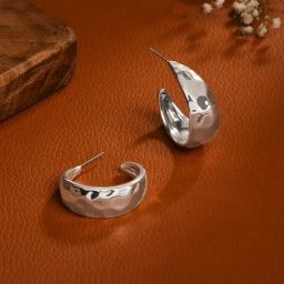 Accessorize London Silver Zinc Earrings-image-56