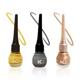 KINDED Liquid Eye Liner Golden Glaze, Greyish Silver & Cool Copper Combo-image-89