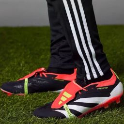 Adidas Men's PREDATOR+ FG Black Football Shoes-image-5
