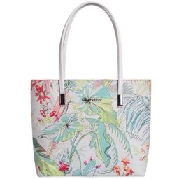 Lino Perros Green Synthetic Printed Tote Handbag-picture-6
