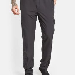 Octave Grey Cotton Regular Fit Trackpants-image-49
