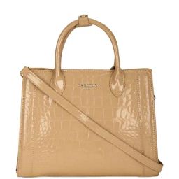 Carlton London CLLP-800 Beige Textured Medium Handbag-picture-32