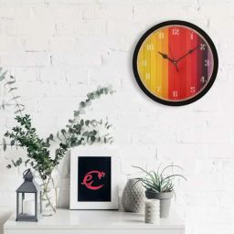 eCraftIndia Designer Round Analog Black Wall Clock-image-95