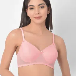 Clovia Pink Non Wired Padded T-Shirt Bra-picture-39