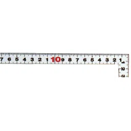 Shinwa Rules Stainless Steel Carpenter's Scale Silver 50 cm Measurement Range, 10240203-14