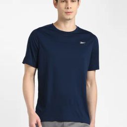 Reebok Navy Round Neck T-Shirt-image-82
