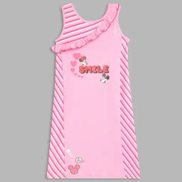 Blue Giraffe Kids Pink Striped Dress-picture-29