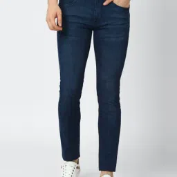 Van Heusen Navy Skinny Fit Jeans-image-86