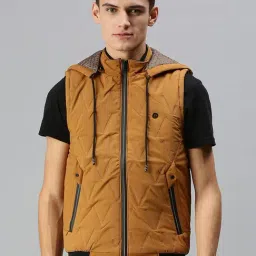 SHOWOFF Tan Slim Fit Jackets-picture-24