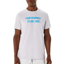 Asics Light Purple Regular Fit Printed Sports T-Shirt-picture-45