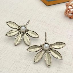 Abdesigns High-Quality Ornamental Greman Silver Earring-37