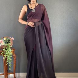 Mitera Ombre Pure Georgette Saree-picture-2