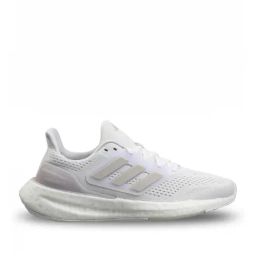 Adidas Women's Pureboost 23 White Running Shoes-image-60