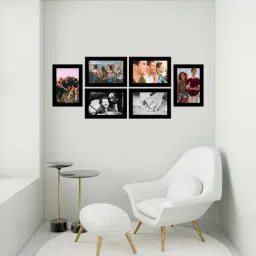 eCraftIndia Memory Wall Collage Photo Frame - Set of 6 Photo Frames for 6 Photos of 5'x7' image 2