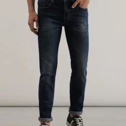 Lee Blue Cotton Slim Fit Jeans-image-97