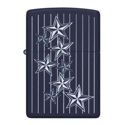 ZIPPO Star Design Navy Brass Windproof Pocket Lighter-image-16