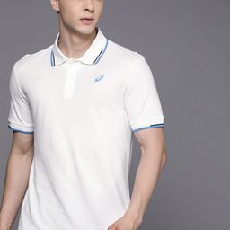 ASICS Men Polo Collar Pure Cotton T-shirt-image-65