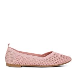 London Rag Women's Pink Flat Ballets-image-5