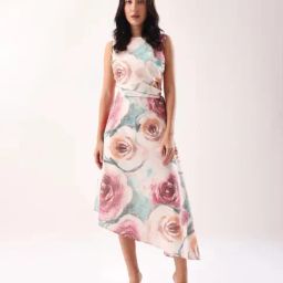 RAREISM Multi Polyester Printed Dress-picture-27