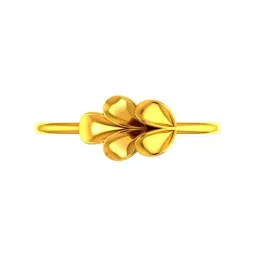 P.C. Chandra Jewellers 14k Yellow Gold Ring with A Leafy Design for Women & Girls-image-6