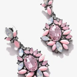 Sohi Trendy Designer Stone Drop Earrings image 3