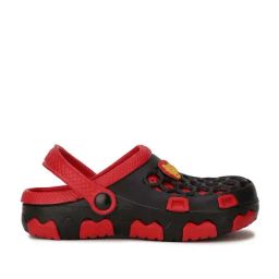 Disney by Bata Kids Black & Red Back Strap Clogs-image-16