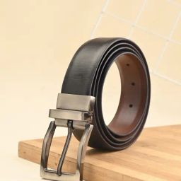 Clog London Black & Brown Leather Reversible Formal Belt-picture-33
