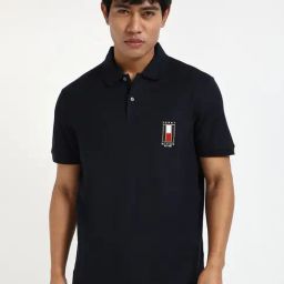 Tommy Hilfiger Desert Sky Cotton Regular Fit Polo T-Shirt-picture-37