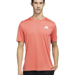 Adidas Red Regular Fit Sports T-Shirt-image-82