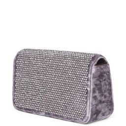 Inc.5 Grey Leather Embellished Clutch-picture-46