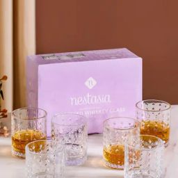 Nestasia Glasses Diamond Texture Set of 6 250ml-15