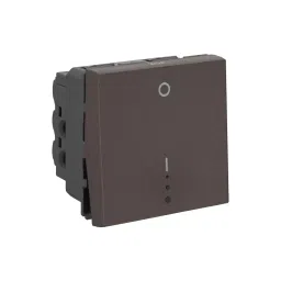 Legrand Switch Myrius Charcoal Grey 20 Amp 2 Module 1 Way 2 Pole, 6794 14 image 3