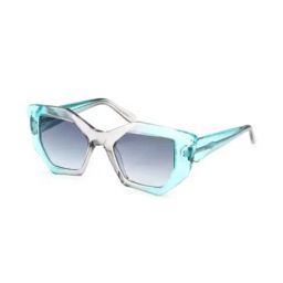 Guess Blue UV Protected Hexagon Sunglasses for Women GUS789789W50SG-image-27