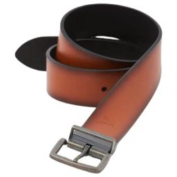 American Eagle Brown Leather Reversible Casual Belt for Men-image-90