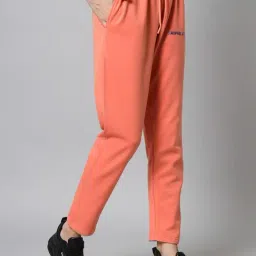 GRIFFEL Peach Printed Track Pants image 4