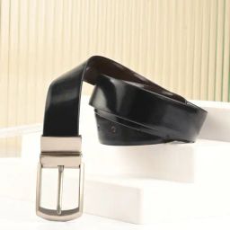 Clog London Black & Brown Leather Reversible Formal Belt-picture-12