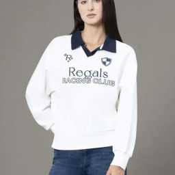 Red Tape Off White Loose Fit Printed Sweatshirt-image-37