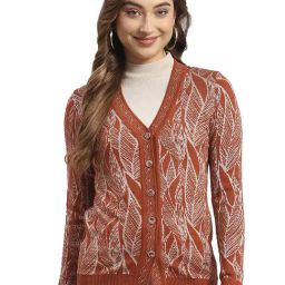 Monte Carlo Brown Printed Sweater-image-52