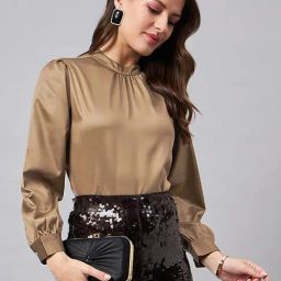 Style Quotient Khaki Regular Fit Top-picture-46