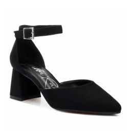 London Rag Women's Black Ankle Strap Sandals-75